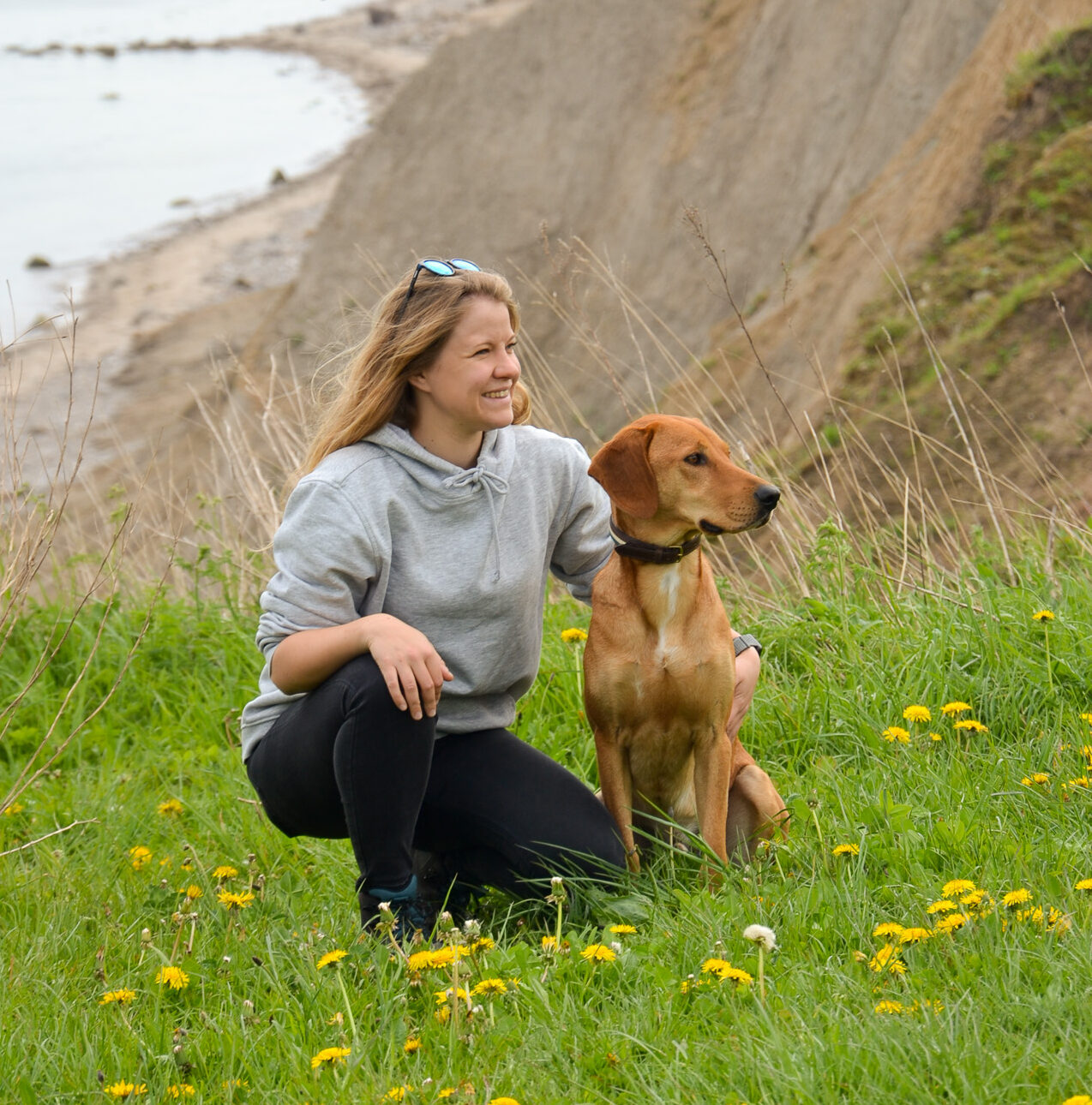 Lotte & Tommy an der Küste